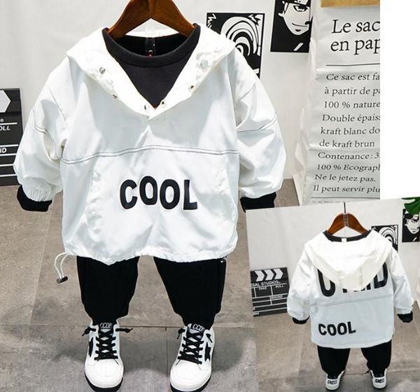 clothing sets retail 3pcs boy casual hoodies + pant+ coat boys baby kid's suits more color choosing, White
clothing sets retail 3pcs boy casual hoodies + pant+ coat boys baby kid's suits more color choosing, White