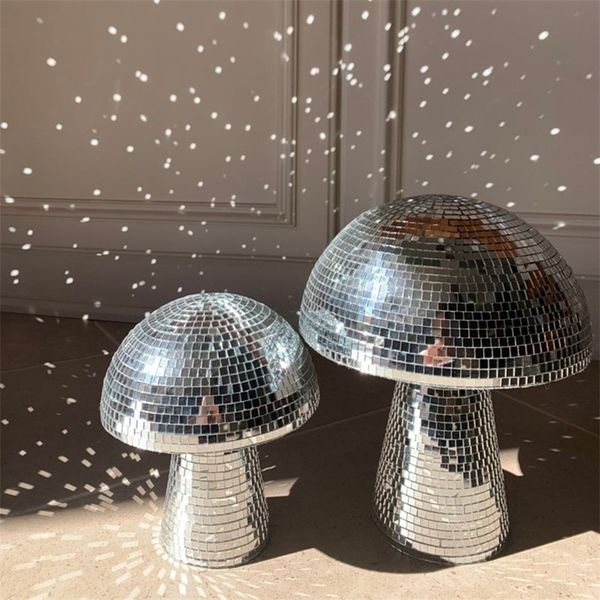 mushroom disco ball mirror reflective ball for wedding party room table decor bar stage rotating light dj lighting reflections 220414
mushroom disco ball mirror reflective ball for wedding party room table decor bar stage rotating light dj lighting reflections 220414