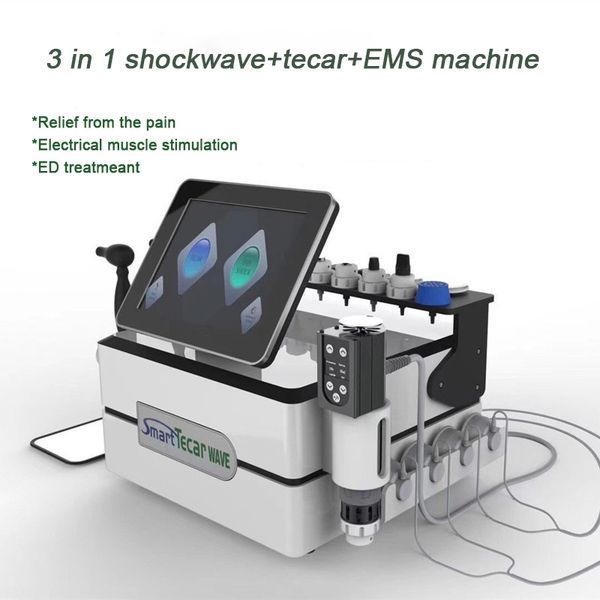 professional 3 in 1 other beauty equipment tecar ems shock wave smart tecar machine pain relief ed treatment muscle massage device
professional 3 in 1 other beauty equipment tecar ems shock wave smart tecar machine pain relief ed treatment muscle massage device