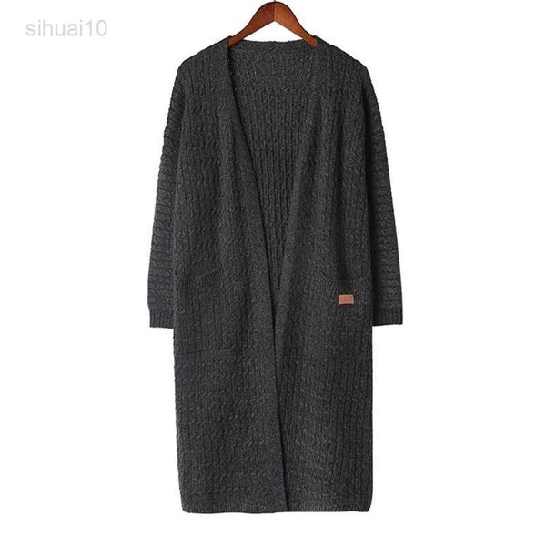 women's elegant knit cardigan oversized 80kg sweaters long sleeve pocket winter thicken coat korean fashion outerwear mujer l220725, White
women's elegant knit cardigan oversized 80kg sweaters long sleeve pocket winter thicken coat korean fashion outerwear mujer l220725, White