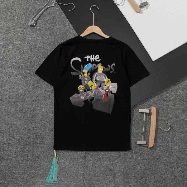 fashion brand ow off co branded simpson seri cartoon round neck short sleeve loose large couple t-shirtnm26, White;black
fashion brand ow off co branded simpson seri cartoon round neck short sleeve loose large couple t-shirtnm26, White;black