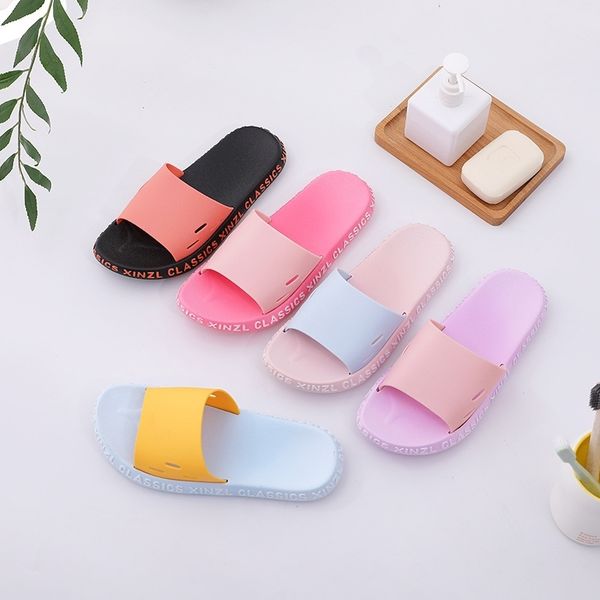 new summer women slipper nonslip cute indoor house shoes women slippers skid resistance womans shoes simple pink slides pvc 210301, Black
new summer women slipper nonslip cute indoor house shoes women slippers skid resistance womans shoes simple pink slides pvc 210301, Black