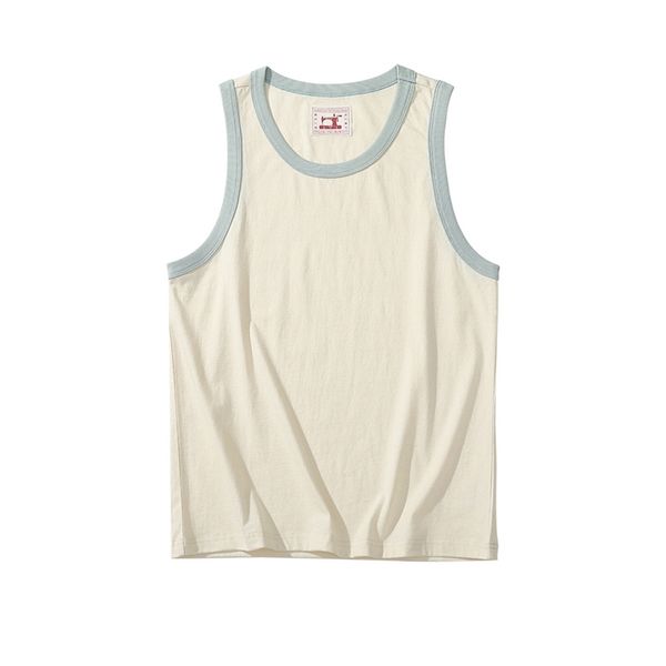 akkad kuti retro casual tank men 100% cotton stitching color loose male o-neck sleeveless oversize vest summer 220426, White;black
akkad kuti retro casual tank men 100% cotton stitching color loose male o-neck sleeveless oversize vest summer 220426, White;black