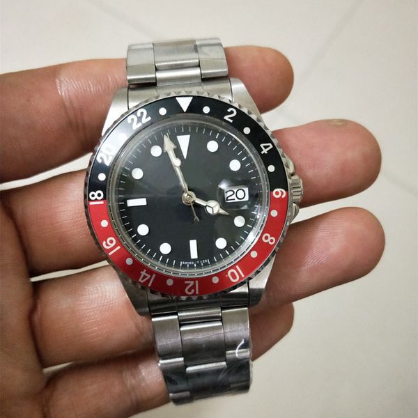 watch bp factory latest 6 colors luxury movemen 40mm vintage gmt 1675 pepsi sapphire mechanical automatic mens watches, Slivery;brown
watch bp factory latest 6 colors luxury movemen 40mm vintage gmt 1675 pepsi sapphire mechanical automatic mens watches, Slivery;brown