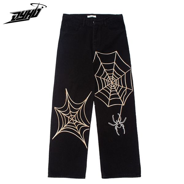 mens jeans oversized spider web embroidery straight casual pants v 220823, Blue
mens jeans oversized spider web embroidery straight casual pants v 220823, Blue