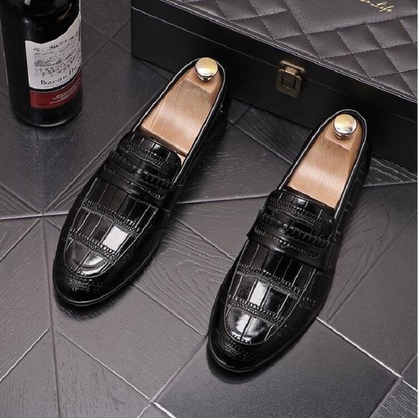 men designer loafers leather fashion man boat shoes brand casual shoes male flat shoe da50, Black
men designer loafers leather fashion man boat shoes brand casual shoes male flat shoe da50, Black
