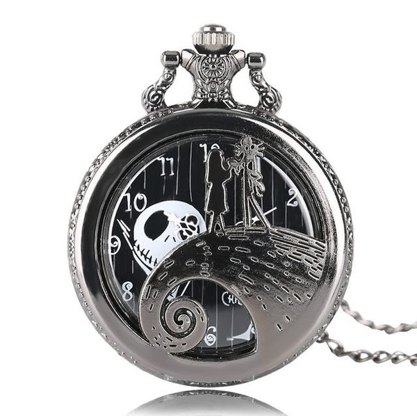 silver/bronze/black cover nightmare pre-christmas pocket watch man woman child quartz watch halloween christmas gift, Slivery;golden
silver/bronze/black cover nightmare pre-christmas pocket watch man woman child quartz watch halloween christmas gift, Slivery;golden