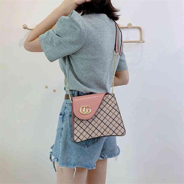75% off outlet store female new women's one shoulder diagonal checkered fashion trend small bag