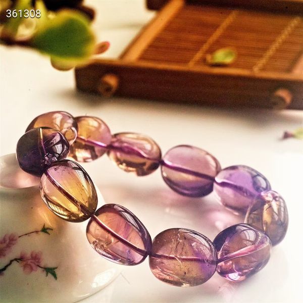 natural ametrine purple yellow clear oval beads bracelet 12mm for women men charms crystal jewelry aaaaa, Silver
natural ametrine purple yellow clear oval beads bracelet 12mm for women men charms crystal jewelry aaaaa, Silver