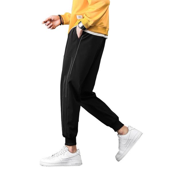 men's pants jogging casual fitness male sportswear bottoms tight sports trousers gym men, Black
men's pants jogging casual fitness male sportswear bottoms tight sports trousers gym men, Black