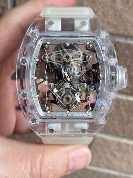 tourbillon mens business fashion trend full automatic richa milles mechanical watch hollow transparent real flywheel personality, Slivery;brown
tourbillon mens business fashion trend full automatic richa milles mechanical watch hollow transparent real flywheel personality, Slivery;brown