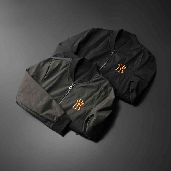 men's luxury fashion brands menswear new casual jacket thin embroidered printed coat, Black
men's luxury fashion brands menswear new casual jacket thin embroidered printed coat, Black