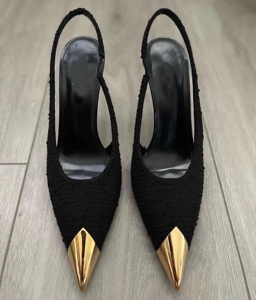 luxury women vesper sandals shoes for women slingback patent leather metal toe cap lady pumps fashion high heels comfort walking eu35-40.box, Black
luxury women vesper sandals shoes for women slingback patent leather metal toe cap lady pumps fashion high heels comfort walking eu35-40.box, Black