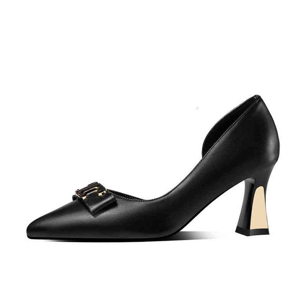 dress shoes spring and summer women's shoes pointed thick heels high cowhide metal bow single 1ivr, Black
dress shoes spring and summer women's shoes pointed thick heels high cowhide metal bow single 1ivr, Black