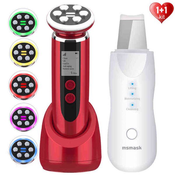 rf ems led light facial massager skin tightening mesotherapy+ultrasonic scrubber face cleaning peeling machine pore cleaner 220516
rf ems led light facial massager skin tightening mesotherapy+ultrasonic scrubber face cleaning peeling machine pore cleaner 220516