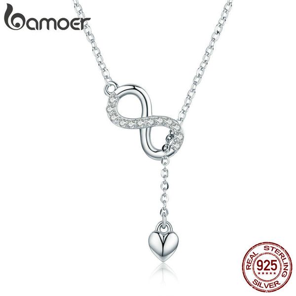 100 925 sterling silver infinity forever love chain pendant necklaces for women jewelry scn223 220722
100 925 sterling silver infinity forever love chain pendant necklaces for women jewelry scn223 220722