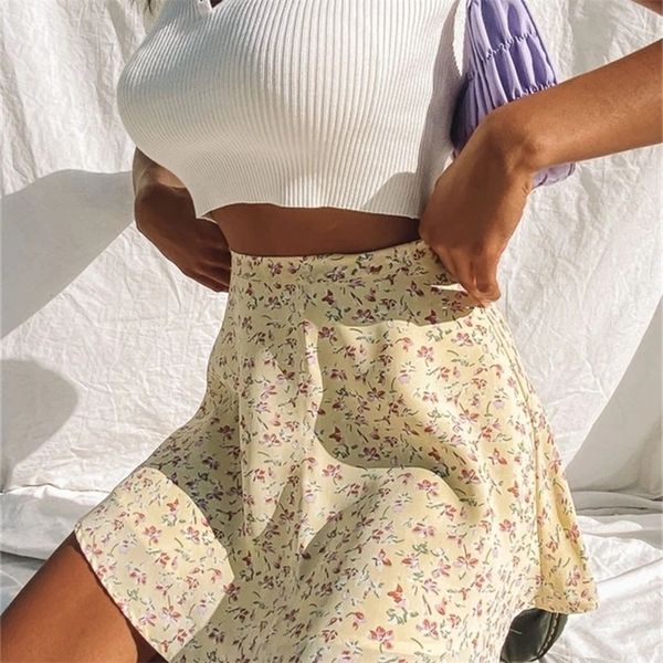 summer mini skirts women floral print skirt high waist umbrella female yellow invisible zipper chiffon skirt with y2k short 220711, Black
summer mini skirts women floral print skirt high waist umbrella female yellow invisible zipper chiffon skirt with y2k short 220711, Black