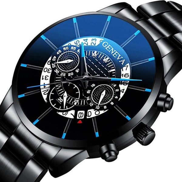 wristwatches blue ray quartz clock geneva mens watches male watch for men stainless steel wrist reloj hombre295m, Slivery;brown
wristwatches blue ray quartz clock geneva mens watches male watch for men stainless steel wrist reloj hombre295m, Slivery;brown