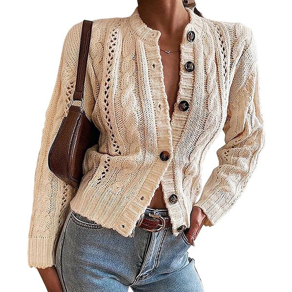 autumn winter long sleeve women knitted cardiagn fashion single breasted solid color coats female casual slim knitwear outwear, White;black
autumn winter long sleeve women knitted cardiagn fashion single breasted solid color coats female casual slim knitwear outwear, White;black
