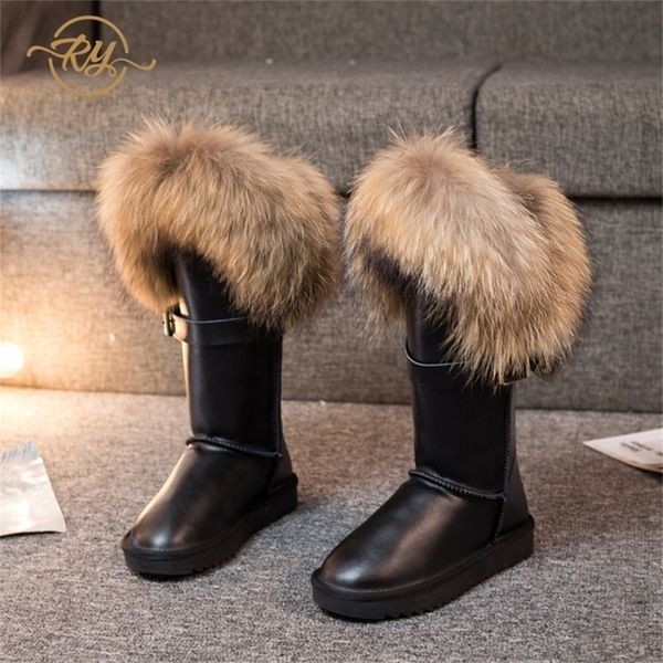 winter women genuine leather fashion platform cowhide womens hair knee high boots 201029, Black
winter women genuine leather fashion platform cowhide womens hair knee high boots 201029, Black