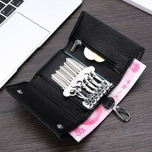 fashion genuine leather key wallet women keychain covers zipper key case bag 818 men key holder housekeeper keys organizer, Red;blue
fashion genuine leather key wallet women keychain covers zipper key case bag 818 men key holder housekeeper keys organizer, Red;blue