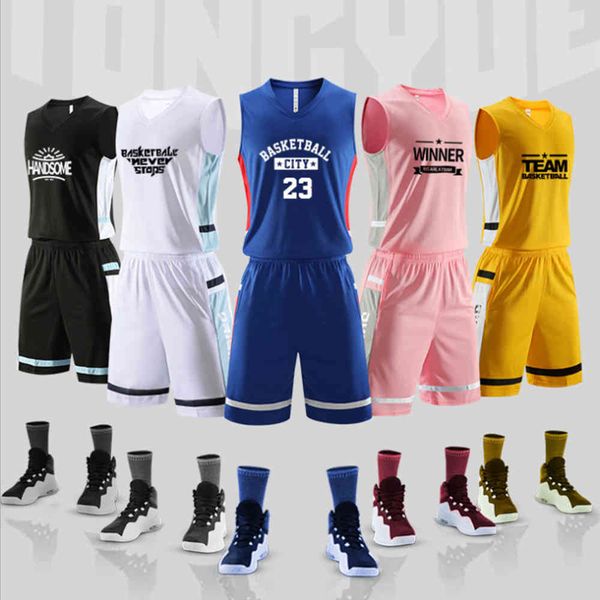 new basketball suit student personalized jersey and children's same sports vest diy printing number, Gray
new basketball suit student personalized jersey and children's same sports vest diy printing number, Gray
