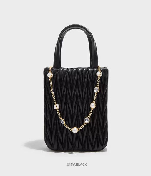 hbp women's bags 2022 new pleated tote shoulder messenger bags hand-held pearl chainbag, Black;red
hbp women's bags 2022 new pleated tote shoulder messenger bags hand-held pearl chainbag, Black;red