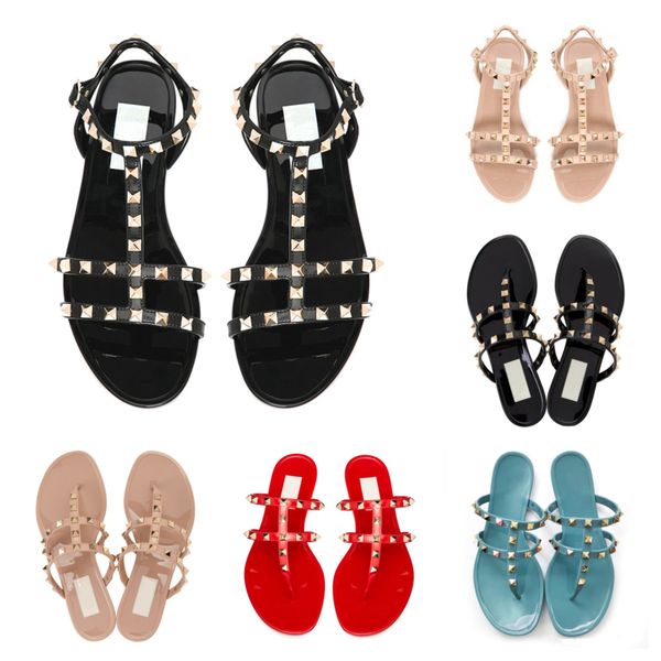 rivet women thong sandal summer shoes ladies jelly candy color sandals rivets bow knot flat slippers slipper studded girl shoes slides lady, Black
rivet women thong sandal summer shoes ladies jelly candy color sandals rivets bow knot flat slippers slipper studded girl shoes slides lady, Black