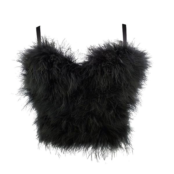 women designer club corset full feather black white red cotton camisole summer ladies trendy camis crop 220318
women designer club corset full feather black white red cotton camisole summer ladies trendy camis crop 220318