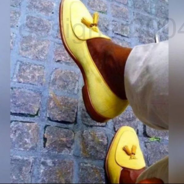 dress shoes designer men's shoes yellow suede comfortable loafers fringed decoration soft soled fashionable hairdresser's boots p4, Black
dress shoes designer men's shoes yellow suede comfortable loafers fringed decoration soft soled fashionable hairdresser's boots p4, Black