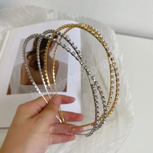 elegant rhinestone headband bling crystal hair hoop gold silver metal head hoop hairband bridal tiara crown wedding jewelry
elegant rhinestone headband bling crystal hair hoop gold silver metal head hoop hairband bridal tiara crown wedding jewelry