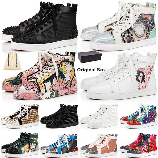 red bottoms high boots shoes big size us 13 luxurys designers mens womens casual platform sneakers spikes all black loafers vintag259e
red bottoms high boots shoes big size us 13 luxurys designers mens womens casual platform sneakers spikes all black loafers vintag259e