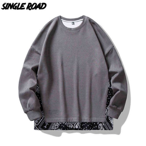 single road mens crewneck sweatshirt men 2022 patchwork sweatshirts oversized japanese streetwear harajuku hip hop hoodie men y220716, Black
single road mens crewneck sweatshirt men 2022 patchwork sweatshirts oversized japanese streetwear harajuku hip hop hoodie men y220716, Black