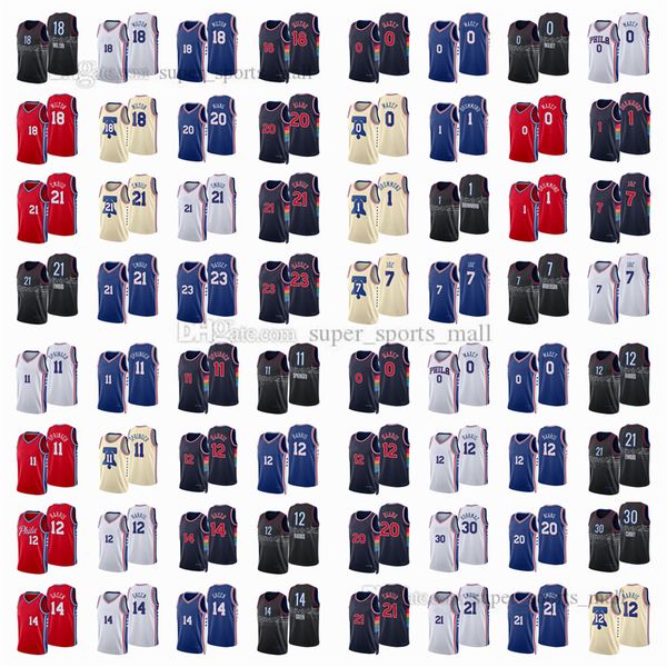 21 joel embiid 1 james harden city basketball jersey mens 0 tyrese maxey 20 georges niang 7 isaiah joe printed shirt, Black;red
21 joel embiid 1 james harden city basketball jersey mens 0 tyrese maxey 20 georges niang 7 isaiah joe printed shirt, Black;red