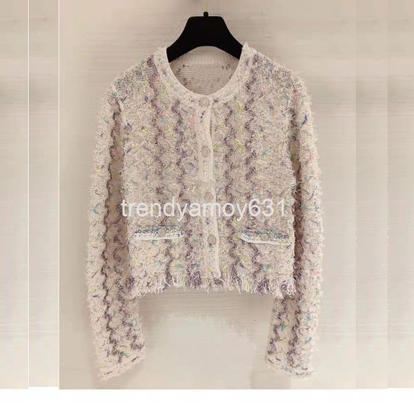 women's knits & tees spring style small fragrance bright silk heavy industry knitted cardigan women's design feeling tassel hollow, White
women's knits & tees spring style small fragrance bright silk heavy industry knitted cardigan women's design feeling tassel hollow, White