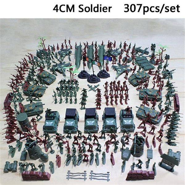 307pcs lot soldier model toy military plastic army men figures accessories educational toys for children birthday boys gifts y2004304o
307pcs lot soldier model toy military plastic army men figures accessories educational toys for children birthday boys gifts y2004304o