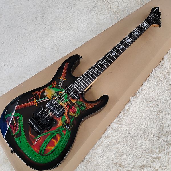 electric guitar painted pattern body passive pickup sound like seiko made delivery to home
electric guitar painted pattern body passive pickup sound like seiko made delivery to home