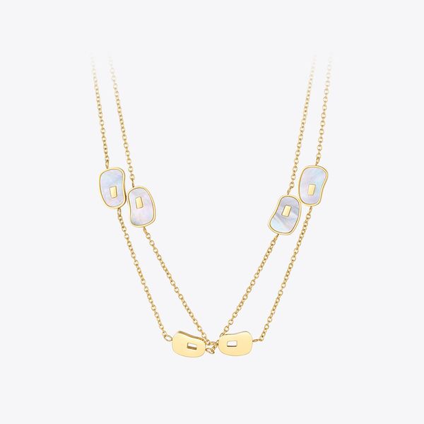 enfashion irregular natural conch pendant necklace women gold color stainless steel femme long necklaces fashion jewelry p193047 220518, Silver
enfashion irregular natural conch pendant necklace women gold color stainless steel femme long necklaces fashion jewelry p193047 220518, Silver