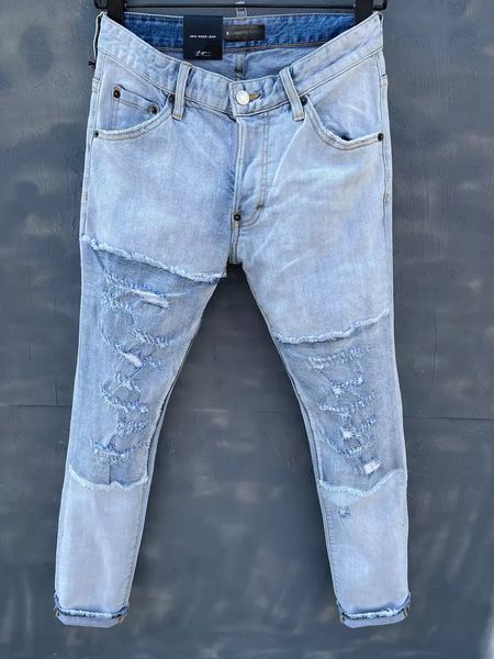 dsqsury dsq jeans mens luxury designer jeans skinny ripped cool guy causal hole denim fashion brand fit jeans men washed pants 1049, Blue
dsqsury dsq jeans mens luxury designer jeans skinny ripped cool guy causal hole denim fashion brand fit jeans men washed pants 1049, Blue