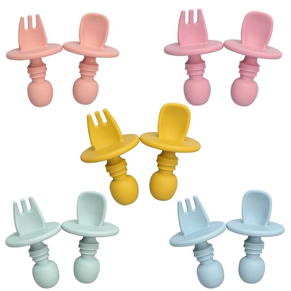 bap food grade infant mini silicone tableware set baby soft kitchen accession fork spoon kids portable soild color teaspoo 220512
bap food grade infant mini silicone tableware set baby soft kitchen accession fork spoon kids portable soild color teaspoo 220512