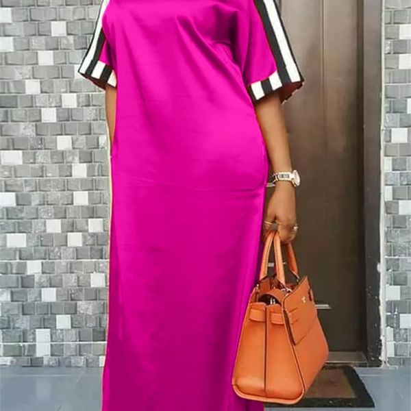 bohemian maxi long dress vonda summer women o neck striped long maxi sundress beach baggy half sleeve vestido robes longue 220527, Black;gray
bohemian maxi long dress vonda summer women o neck striped long maxi sundress beach baggy half sleeve vestido robes longue 220527, Black;gray