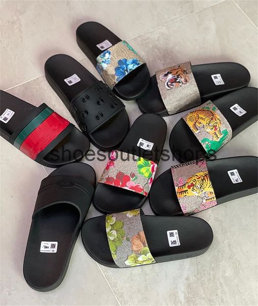 men rubber slides slippers designer flip flops women sandal tiger floral brocade flat slipper striped bee original sandals summer beach, Black
men rubber slides slippers designer flip flops women sandal tiger floral brocade flat slipper striped bee original sandals summer beach, Black