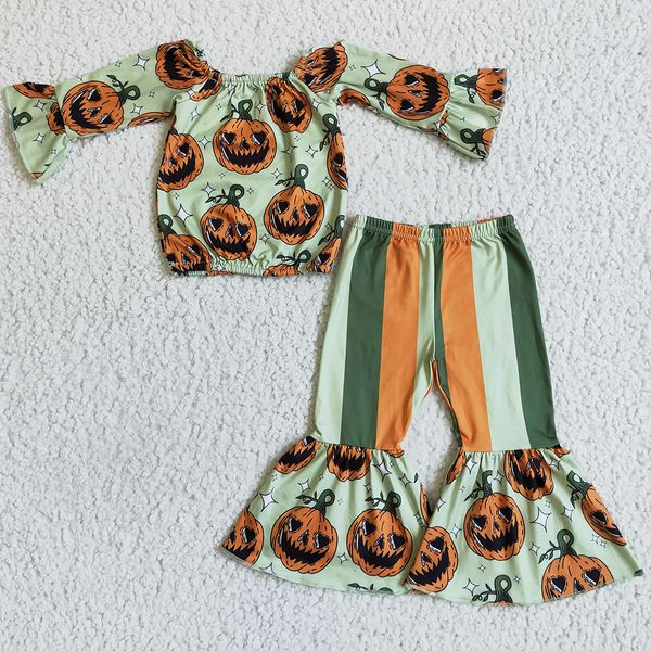 fashion infant baby girls clothes set halloween children outfits pumpkin print boutique kids clothing girl long sleeve bell bottoms sets who, White
fashion infant baby girls clothes set halloween children outfits pumpkin print boutique kids clothing girl long sleeve bell bottoms sets who, White