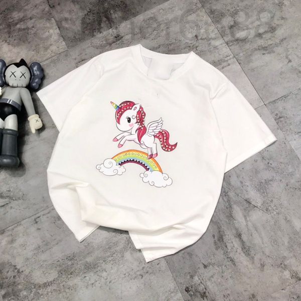 women's t-shirt designer 22 spring and summer unicorn print loose casual short sleeve round neck pullover cute age reducing thin t-shir, White
women's t-shirt designer 22 spring and summer unicorn print loose casual short sleeve round neck pullover cute age reducing thin t-shir, White