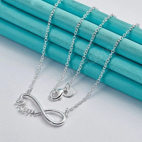 925 sterling silver mom pendant necklace 18 inch chain for women fashion wedding engagement charm jewelry
925 sterling silver mom pendant necklace 18 inch chain for women fashion wedding engagement charm jewelry