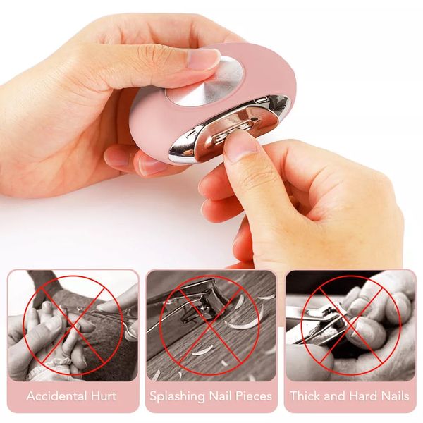 electric automatic nail clippers trimmer manicure for newborn infant toddler kids & elderly anti-splash nail care pedicure t
electric automatic nail clippers trimmer manicure for newborn infant toddler kids & elderly anti-splash nail care pedicure t