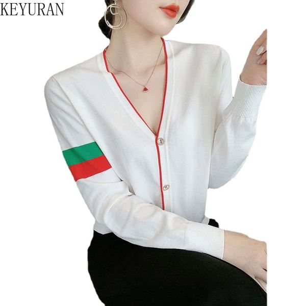 thin cardigan women sweater coat spring autumn 2022 korean fashion long sleeve v-neck knitted sweater female woman jacket, White;black
thin cardigan women sweater coat spring autumn 2022 korean fashion long sleeve v-neck knitted sweater female woman jacket, White;black