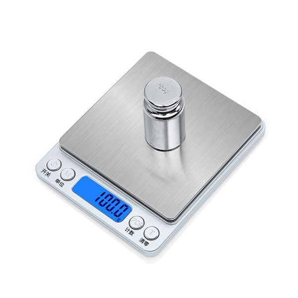 Image of 200g/0.01g 500g/0.01g Baking food Jewelry Electronic scale 1kg 2kg 3kg/0.1g household kitchen scales