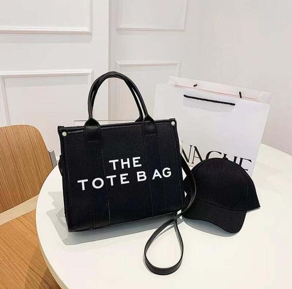 the totes bags stylish designer handbag and hat two-piece set, the famous capacity plain letter pu leather coin purse casual crossbody cool
the totes bags stylish designer handbag and hat two-piece set, the famous capacity plain letter pu leather coin purse casual crossbody cool