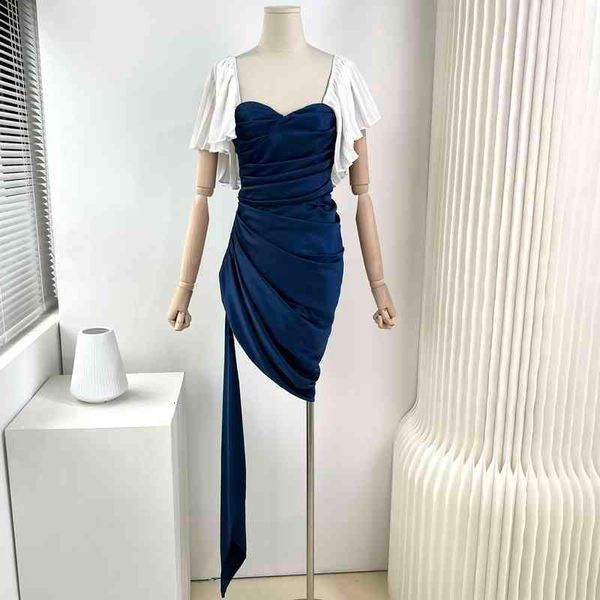 casual dresses foreign trade original single vintage ins strapless ribbon pleats high waist slim hip wrap irregular dress, Black;gray
casual dresses foreign trade original single vintage ins strapless ribbon pleats high waist slim hip wrap irregular dress, Black;gray